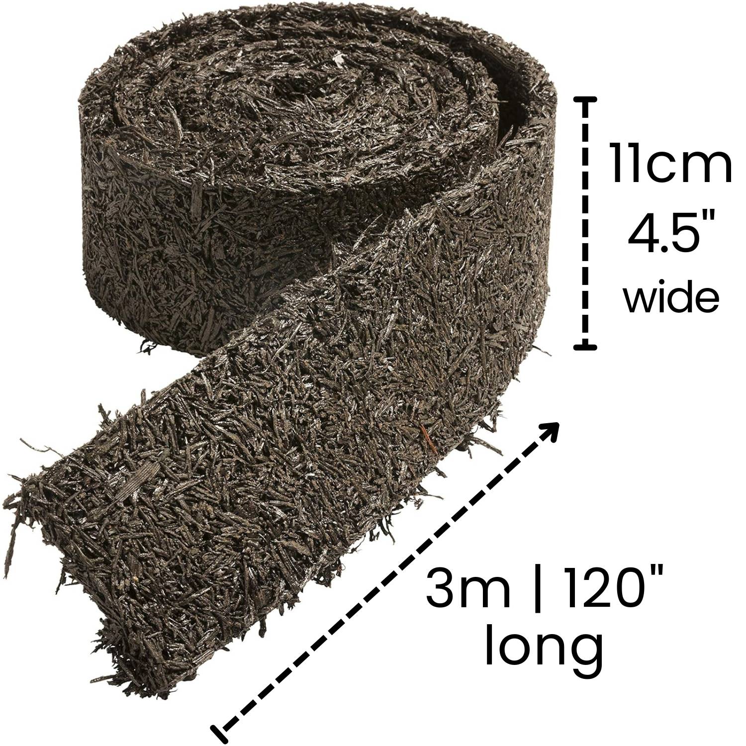 buy recycled rubber mulch edging