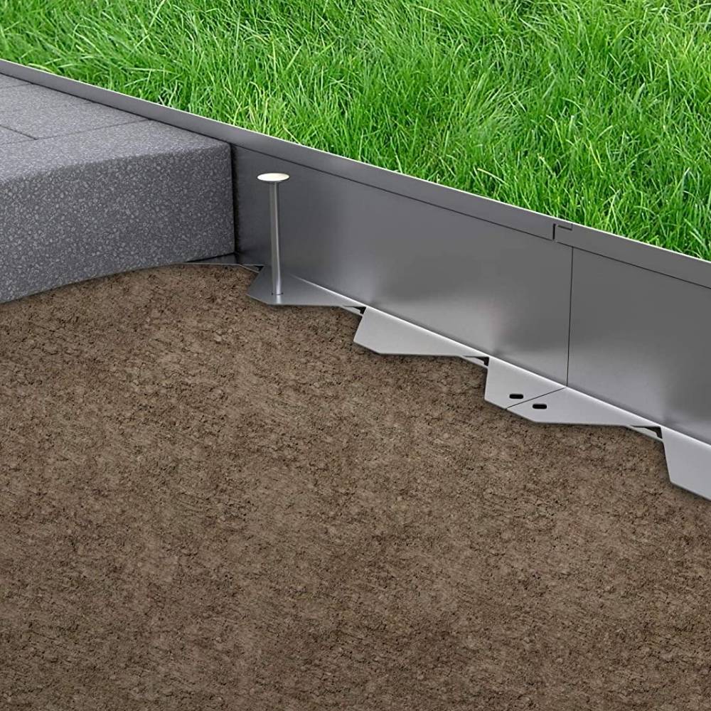 Stainless Steel Landscape Edging (50mm Face Height (per m)): image 5